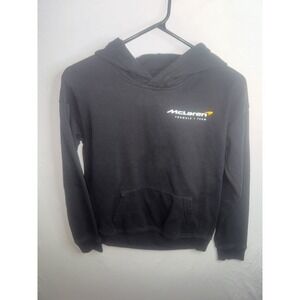 McLaren F1 Team Black Hoodie Sweatshirt Sz 13/14 Youth Back Graphic